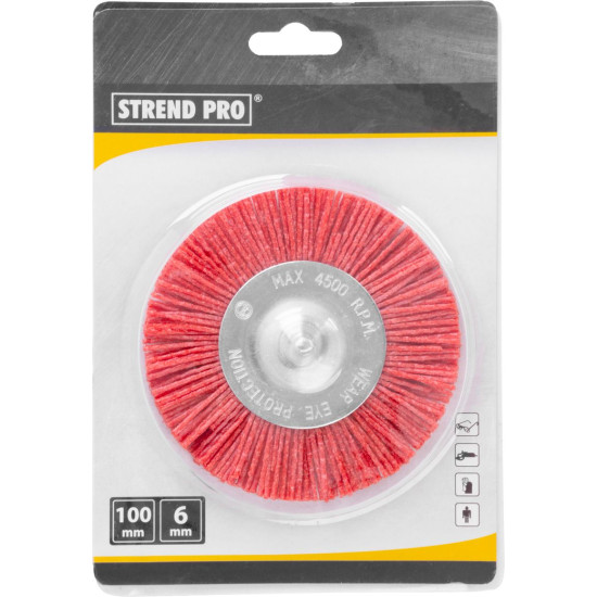Hari Strend Pro AWB-038, 100 mm, ümmargune, nailon, varrega