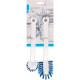 Cleonix brushes, set of brushes for dishes and bottles, pack. 2 pcs