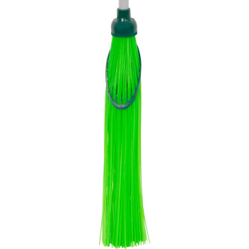 Broom Cleonix 3803, Wicker, green, handle 155 cm