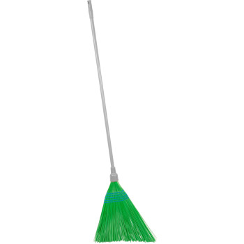 Broom Cleonix 3806G, SorgoSkew, green, handle 153 cm, Alu, skewed