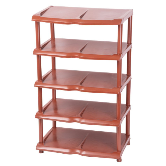 Regal Strend Pro, for shoes, 5 bars, brown, 48x30.5x86 cm Regal Strend Pro, for shoes, 5 bars, brown, 48x30.5x86 cm