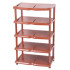 Regal Strend Pro, for shoes, 5 bars, brown, 48x30.5x86 cm