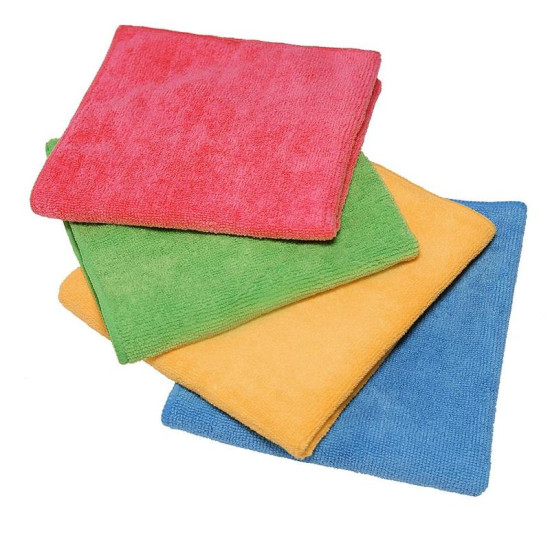Cloth Vileda Microfibre Colors, microfiber, 4 pcs