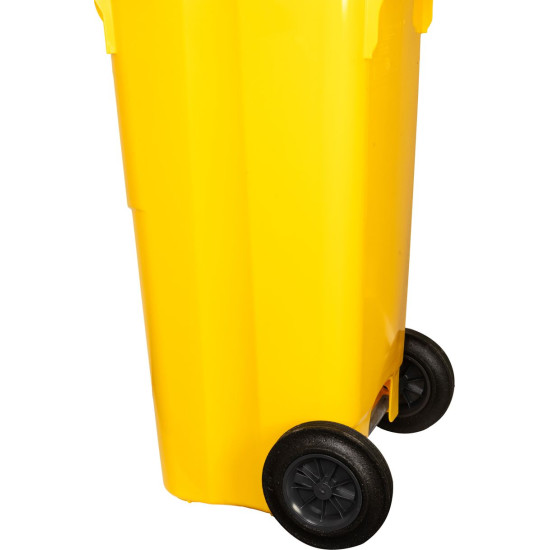 Prügikast MGB 120 lit, plastik, kollane 1018, HDPE Prügikast MGB 120 lit, plastik, kollane 1018, HDPE