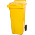 Prügikast MGB 120 lit, plastik, kollane 1018, HDPE