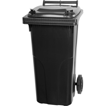 Trashcan MGB 120 lit, plastic, gray 7016, HDPE