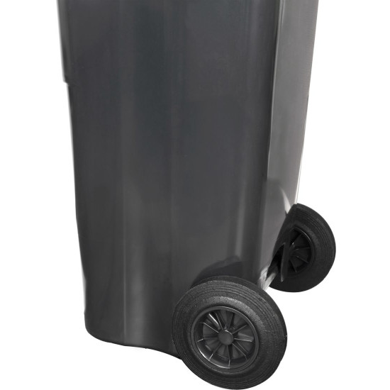 Prügikast MGB 120 lit, plastik, hall 7016, HDPE Prügikast MGB 120 lit, plastik, hall 7016, HDPE