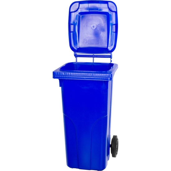 Trashcan MGB 120 lit, plastic, blue 5002, HDPE Trashcan MGB 120 lit, plastic, blue 5002, HDPE