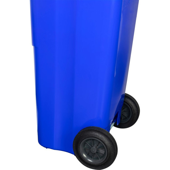 Trashcan MGB 120 lit, plastic, blue 5002, HDPE Trashcan MGB 120 lit, plastic, blue 5002, HDPE