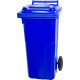 Trashcan MGB 120 lit, plastic, blue 5002, HDPE Trashcan MGB 120 lit, plastic, blue 5002, HDPE