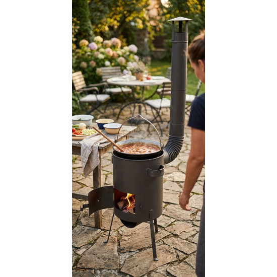 Cauldron stew BAKER R2-D2 390 mm, grafit
