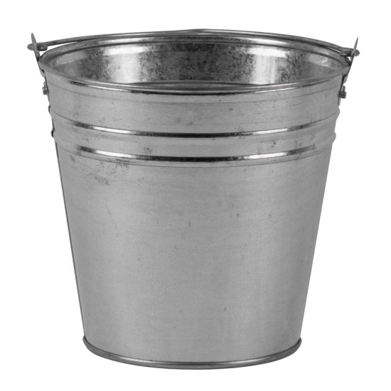 Galvanized bucket 12 lit