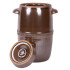 Barrel Ceramic 20 lit, for cabbage, 1st class, with lid, 32x39 cm