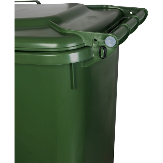 Trashcan Strend Pro GB4, 240 Lit, Green