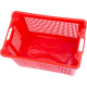 Universaalne korv IсS M401000 • 40 l, 56x35x31 cm, perforatsioonid küljel, punane