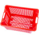Universaalne korv IсS M402000 • 40 l, 56x35x31 cm, perforeeritud küljed, punane