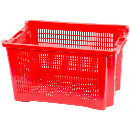 Universaalne korv IсS M402000 • 40 l, 56x35x31 cm, perforeeritud küljed, punane