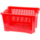 Universaalne korv IсS M402000 • 40 l, 56x35x31 cm, perforeeritud küljed, punane