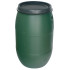 Barrel Pannon EN11604, 220 lit, 471 mm, green, HDPE