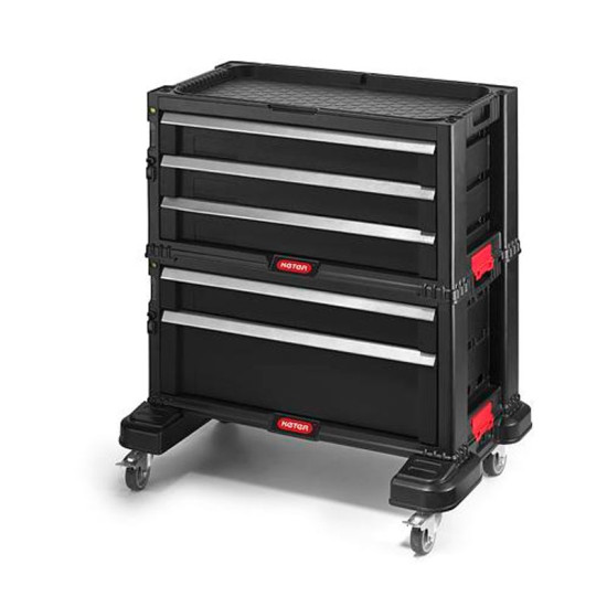 Cabinet Keter® 17199301, for tools, 5 drawers, 562x289x502 mm Cabinet Keter® 17199301, for tools, 5 drawers, 562x289x502 mm