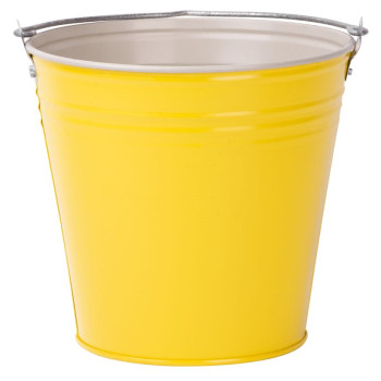 Bucket Aix Caldari 10 lit, Zn, yellow, metal, galvanized