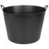 Bucket Strend Pro Flexi, black, construction, 46.5x37 cm,42 L