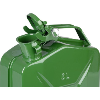 Canister JerryCan LD5, 5 lit, metal, for fuel, green