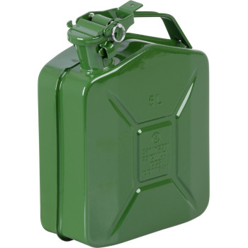 Canister JerryCan LD5, 5 lit, metal, for fuel, green