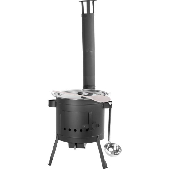 Boiler set Partyset, slaughterhouse, complete, stew, 22 lit. kettle, with ladle and cooking pot