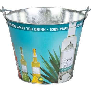 Strend Pro bucket, 7 l, bottle cooler, metal
