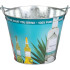 Strend Pro bucket, 7 l, bottle cooler, metal