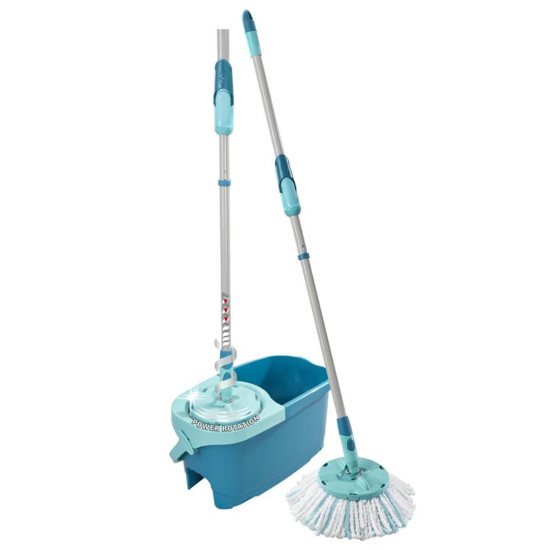 <p>Rotary cleaning set designed for washing floors without hand contact and dirty water. Ideal for tiles and stone floors. The novelty is the rotary system located directly in the handle, the possibility of quick termination directly by the user, a new large rotary chamber that can be easily and quickly inserted into the bucket, a universal total bucket volume of 20l, an operating volume of 6l, a bucket with one handle, a flexible rotary joint. Microfiber mop bunches for intensive dirt absorption. The <p>Rotary cleaning set designed for washing floors without hand contact and dirty water. Ideal for tiles and stone floors. The novelty is the rotary system located directly in the handle, the possibility of quick termination directly by the user, a new large rotary chamber that can be easily and quickly inserted into the bucket, a universal total bucket volume of 20l, an operating volume of 6l, a bucket with one handle, a flexible rotary joint. Microfiber mop bunches for intensive dirt absorption. The