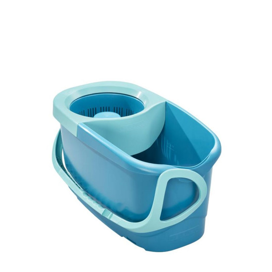 <p>Rotary cleaning set designed for washing floors without hand contact and dirty water. Ideal for tiles and stone floors. The novelty is the rotary system located directly in the handle, the possibility of quick termination directly by the user, a new large rotary chamber that can be easily and quickly inserted into the bucket, a universal total bucket volume of 20l, an operating volume of 6l, a bucket with one handle, a flexible rotary joint. Microfiber mop bunches for intensive dirt absorption. The <p>Rotary cleaning set designed for washing floors without hand contact and dirty water. Ideal for tiles and stone floors. The novelty is the rotary system located directly in the handle, the possibility of quick termination directly by the user, a new large rotary chamber that can be easily and quickly inserted into the bucket, a universal total bucket volume of 20l, an operating volume of 6l, a bucket with one handle, a flexible rotary joint. Microfiber mop bunches for intensive dirt absorption. The