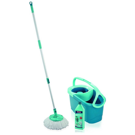 Puhastuskomplekt LEIFHEIT 55414 Rotation Disc Mop Ergo + Power Cleaner, põrandamopp + ämber Puhastuskomplekt LEIFHEIT 55414 Rotation Disc Mop Ergo + Power Cleaner, põrandamopp + ämber