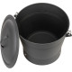 Strend Pro container, ash container, with lid, 8L, bucket Strend Pro container, ash container, with lid, 8L, bucket
