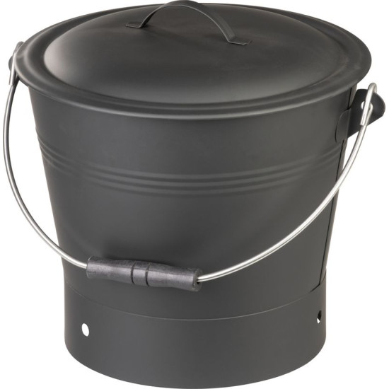 Strend Pro container, ash container, with lid, 8L, bucket Strend Pro container, ash container, with lid, 8L, bucket