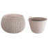 Lillepott SPLOFY Bowl 290x195 mm, moka