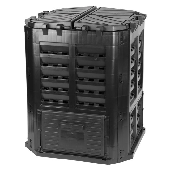 Ящик для компоста EсO Multi 320 л, черный, рE