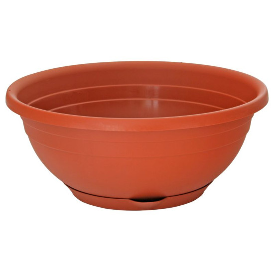 Flower pot round 30x12cm ICS SERENELLA Flower pot round 30x12cm ICS SERENELLA