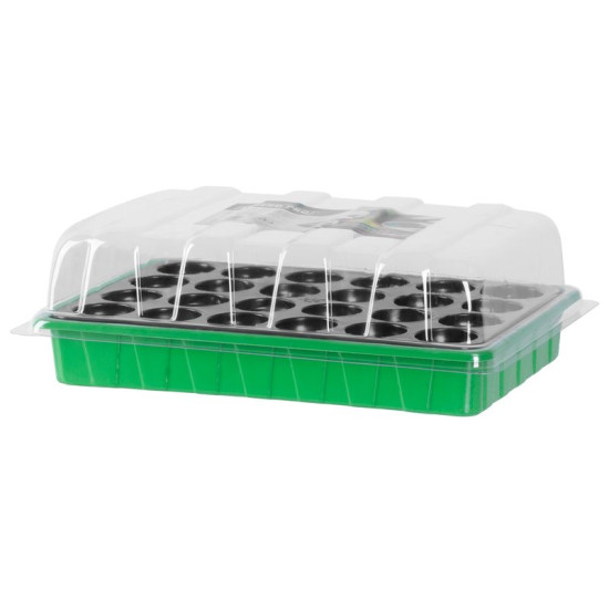 Лоток для рассады 33x23x10 см, 24 отверстия Лоток для рассады 33x23x10 см, 24 отверстия