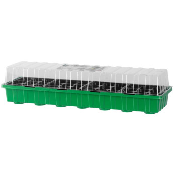 Лоток для рассады с крышкой 58x37,5x20 см, 36 отверстий.