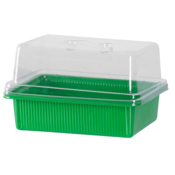 Mini seeding tray and dome 19.7x14x11cm
