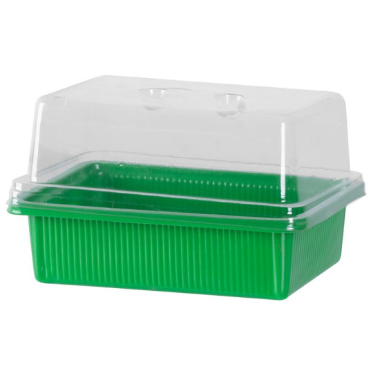 Mini seeding tray and dome 19.7x14x11cm