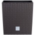 Rotan flover pot square L - 200mm W -200mm H -202mm 6.8lit. Rato low, brown
