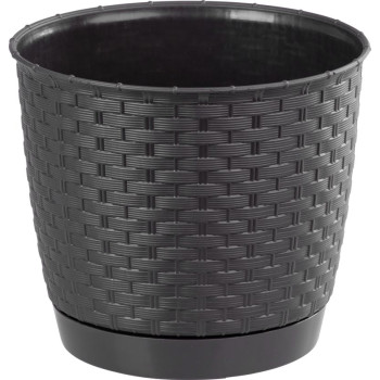 Flower pot RATOLLA Round 190, darkbrown