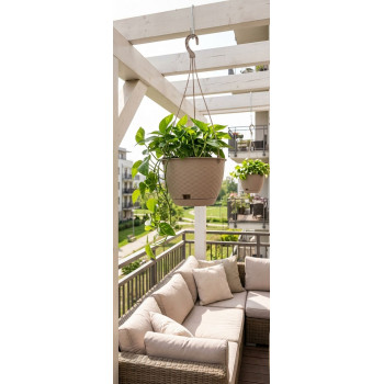 Flower pot RATOLLA Round W 240, mocca