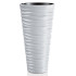 Flower pot SAND Slim 400, 390x750 mm, white