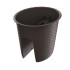 Flower pot RATOLLA Railing Oval 300, brown