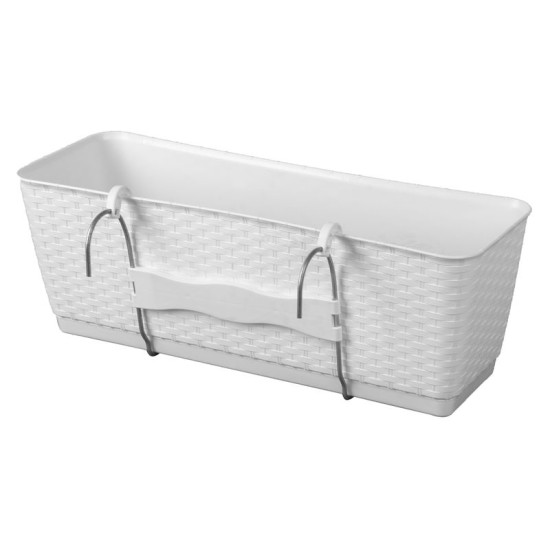 Flower pot RATOLLA Case PW 500, white Flower pot RATOLLA Case PW 500, white