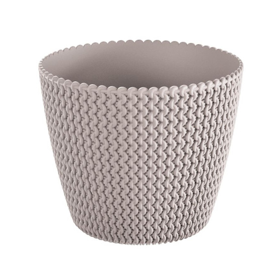 Flower pot SPLOFY 157/132 mm, 1.7 lit, mocca Flower pot SPLOFY 157/132 mm, 1.7 lit, mocca